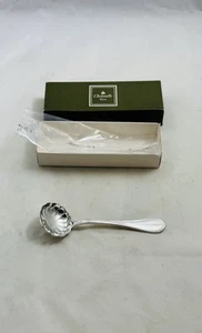 Vintage Christofle Perles Silverplate Serving Ladle 5” France New In Box - Picture 1 of 6