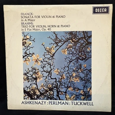 DECCA SXL 6408 - ITZHAK PERLMAN violin - FRANCK Sonata & BRAHMS - WB UK ST LP - Image 1 of 4