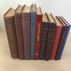 (10) Vintage  SDA Books By Ellen G White, Ministry Helps and Counsel 30's - 50's - Picture 1 of 24