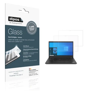2x Protector de Pantalla para Lenovo ThinkPad T14s Gen 2 Vidrio Flexible Mate - Imagen 1 de 7