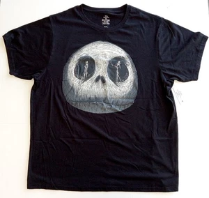 Nightmare  Before Christmas Mens XL Mens Black Short Sleeve T-Shirt New - Picture 1 of 3