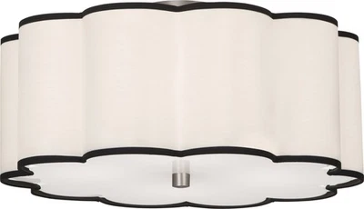 Robert Abbey Axis 20 Flushmount Axis 20" Flush Mount Ceiling - Black - Image 1 of 2