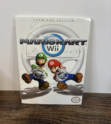 Mario Kart Wii Premiere Edition Prima Game Strategy Guide Book SEALED - Image 1 of 4