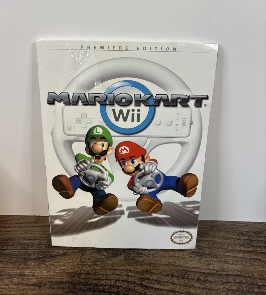 Mario Kart Wii Premiere Edition Prima Game Strategy Guide Book SEALED - Image 1 of 4