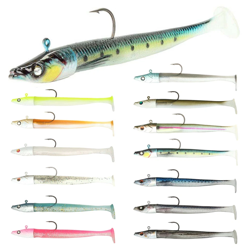 Major Craft Ceana Eely Shad Sandaal mit Jigkopf 13 cm Gummifisch Gummiköder Meer - Bild 1 von 1