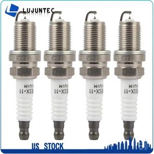 Iridium&Platinum Spark Plugs For 2003 Hyundai Elantra 2.0L Automatic Trans 4Pcs - Foto 1 di 8
