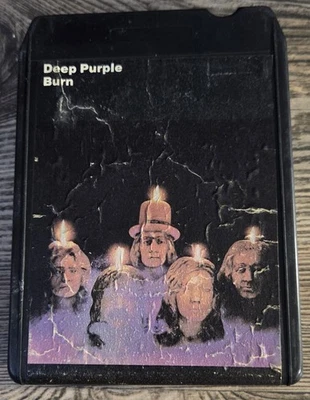 Deep Purple "Burn" 8 Track Tape Tested and Serviced w New Foil Splice - Imagem 1 de 4