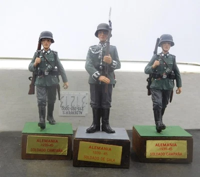 Alymer 54mm WWII German Soldiers: Set of Three, Two Different - Image 1 of 3