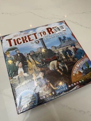Ticket to Ride FRANCE/OLD WEST Board Game EXPANSION Days of Wonder - NEW Sealed. - Image 1 of 3