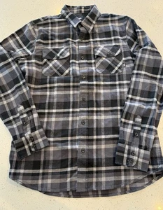 New Vans Men's Banfield III Plaid Flannel Shirt  Slim Fit Stretch NWT Long Sleev - Picture 1 of 13