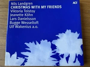 Nils Landgren CD Christmas With My Friends German Release on ACT Promo Copy - Picture 1 of 9