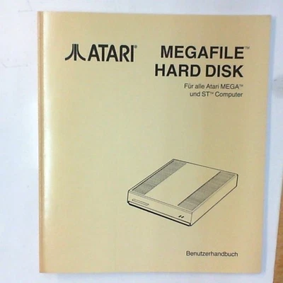 Atari Megafile Hard Disk Benutzerhandbuch, Sammlerstück - Bild 1 von 4