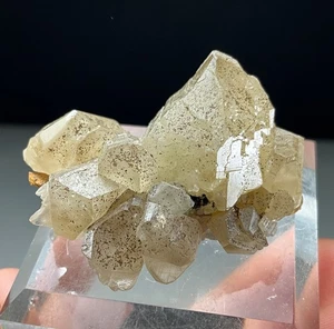 FLUORESCENT CERUSSITE CRYSTALS FROM MIBLADEN, MOROCCO - Picture 1 of 13