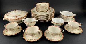 Juego de platos vintage Royal Embassy China Rutland 32 piezas juego de porcelana floral - Imagen 1 de 24