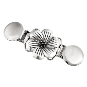  Flower Brooches for Women Alloy Shirt Collar Clips Clothing