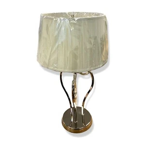 $550 Elstead Lighting Silver Pimlico Table Lamp – Polished Nickel - Picture 1 of 8