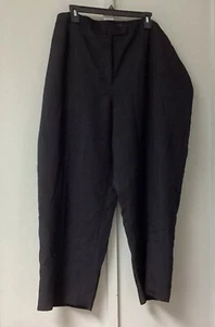 New Evan Picone Women’s Dress Pants Plus Size 24W Black Elastic Waist Polyester - Picture 1 of 20