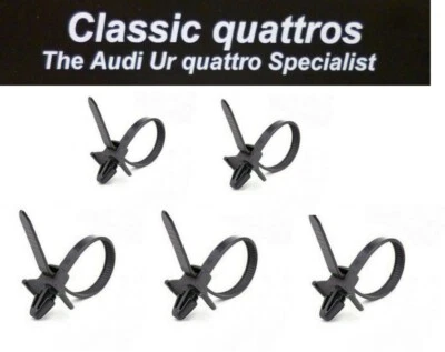 5 x LAZOS DE MONTAJE PUSH CABLE AUDI UR QUATTRO TURBO CUPÉ-80-90- B2 Foto 1 de 2
