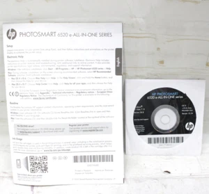 惠普 Photosmart 6520 E 一体式打印机 - PC CD Rom 驱动程序光盘和手册 - 第 1 张/共 5 张