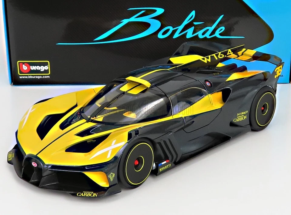 1/18 BURAGO - BUGATTI - BOLIDE W16 8.0 FOUR-TURBO 1850hp 500km/h 2020 18-11047Y - Immagine 1 di 1