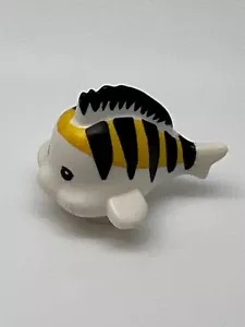 Lego Dog Friends, White Fish Little Mermaid Flounder #59 - Picture 1 of 2