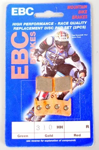 NOS Grimeca System 12 DH MTB 4 Piston Hydraulic Disc Brake Pads- Gold Downhill - Picture 1 of 2