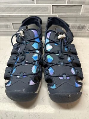 Khombu Women’s Water River Shoes "Crystal" Hiking Sandals size 10 Blue/Gray EUC! - Image 1 of 4