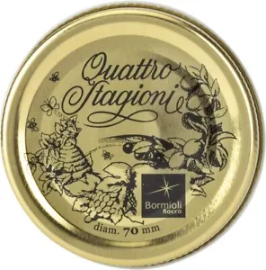 CAPSULA ORIGINALE BORMIOLI 108 pz QUATTRO STAGIONI d 70mm PER VASI 250 - 500 ml - Foto 1 di 5