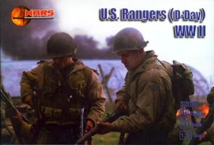 Mars Figures 1/32 U.S. WWII RANGERS D-DAY Figure Set - Picture 1 of 3
