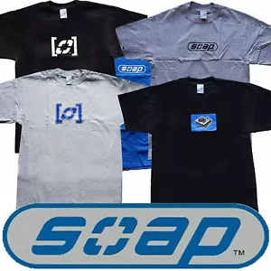 SOAP SHOES - Classic Logos - Tee - T Shirt - 1997 ORIGINAL Grind Shoes - Picture 1 of 12
