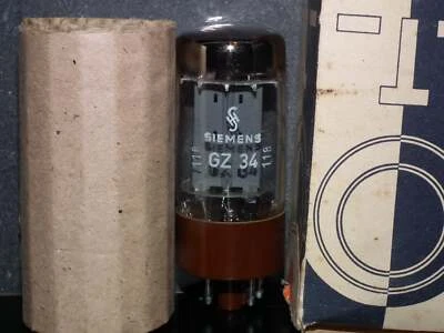 GZ34 飞利浦马自达布鲁塞尔 5AR4,DD Getter f33 LOF 棕色底座巴生胶片 — 第 1/4 张图片