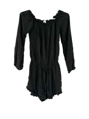 Macacão BRANDY MELVILLE JOHN GALT preto tamanho único manga comprida - Imagem 1 de 4