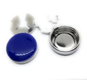 SHIRT BUTTON COVERS FOR SHIRTS CUFF ENHANCERS MANUFACTURERS DIRECT PRICING - Picture 1 of 3