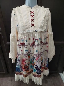 Vestido Lolita Sastre Japonés Raro Importación Conejito Conejo Talla M Harajuku Moda - Imagen 1 de 14