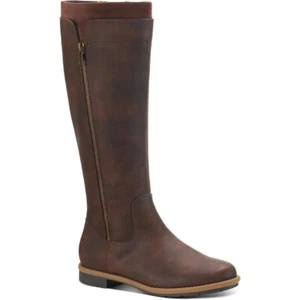 Botas de montar para mujer Style & Co Olliee con cremallera marrones talla 9,5M (sin caja) B4HP - Imagen 1 de 4
