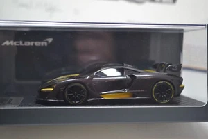 TSM MODELS -  McLAREN SENNA  - CARBON / YELLOW - 1/43 SCALE MODEL CAR 18OEM03 - Picture 1 of 9