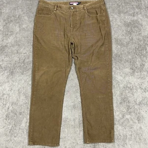 Pantalones Vineyard Vines Para Hombre Pana 36x30 Marrón Tostado Chino Pierna Recta Preppy - Imagen 1 de 13