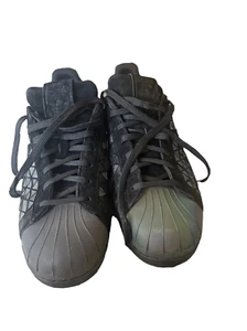 Zapatillas deportivas Adidas Superstar negras para hombre talla 12,5 - Imagen 1 de 15