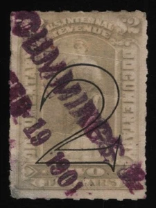 #R185 $2 Commerce, Used-Cut Cancel [6] **ANY 5=FREE SHIPPING** - Picture 1 of 1
