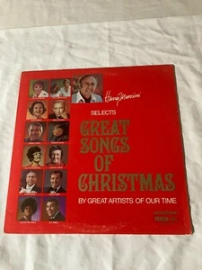 GREAT SONGS OF CHRISTMAS CARPENTERS HENRY MANCINI PERRY COMO  LP~Vinyl VG++ - Picture 1 of 1