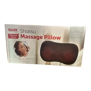 Electric Shiatsu Back Massager Massage Pillow Heat Neck Cushion - 14E - Picture 1 of 1