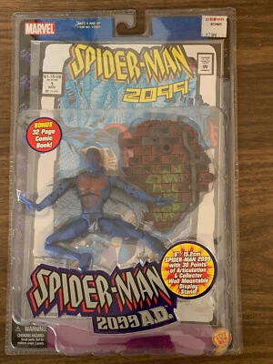 Toy Biz Spider-Man Classics 2099 AD Marvel Legends Figure Comic 2001 New - Image 1 of 3