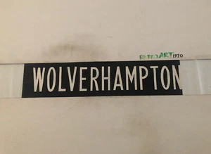 National 274 Train / Bus Linen Destination Blind 26”- Wolverhampton - Picture 1 of 12
