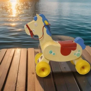 Vintage Bucky the Wonder Horse Ride-On Toy - Wonder Products Co. - RARE toy - Picture 1 of 8