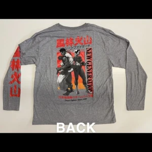 Street Fighter New Generation Vintage Long Sleeve Ryu Chun Li Size 3XL - Picture 1 of 2