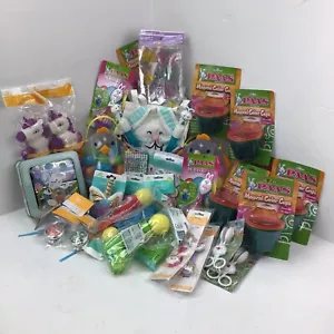 LOT of Easter Decorations Egg Dying Kits Toys Basket Easter Eggs - Picture 1 of 15