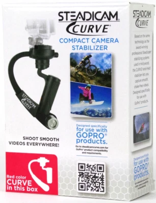 Steadicam CURVE-SI Video Stabilizer for GoPro Cameras - Red BRAND NEW! - Image 1 of 4