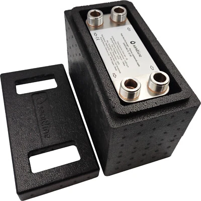 Plate Heat Exchanger 25-65kW 3/4' INSULATION Stainless Steel SANITLIN EU Heat Exchangers - Image 1 of 4