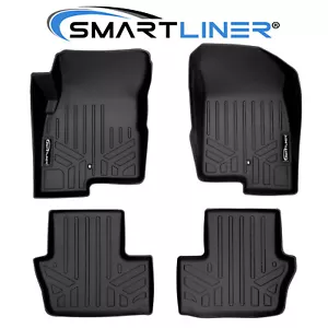 SMARTLINER Custom Fit Floor Mat 2 Row Set for Jeep Caliber / Patriot / Compass - Picture 1 of 5