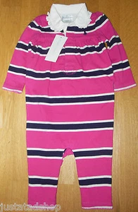 Coverall Ralph Lauren baby girl babygro all-in-one romper 0-3-6 m BNWT designer - Bild 1 von 3